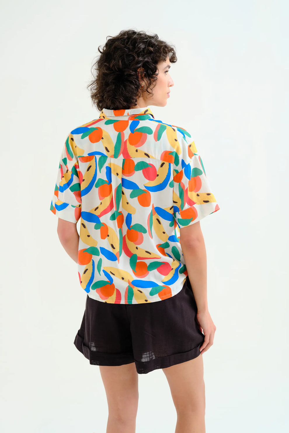 Camicia con stampa Tutti Frutti Small