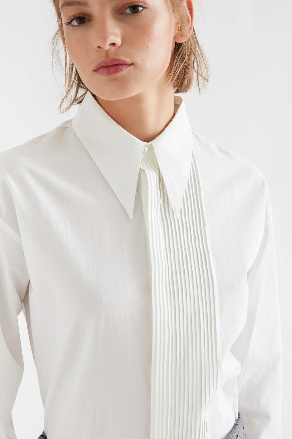 Camicia 100% cotone bianca