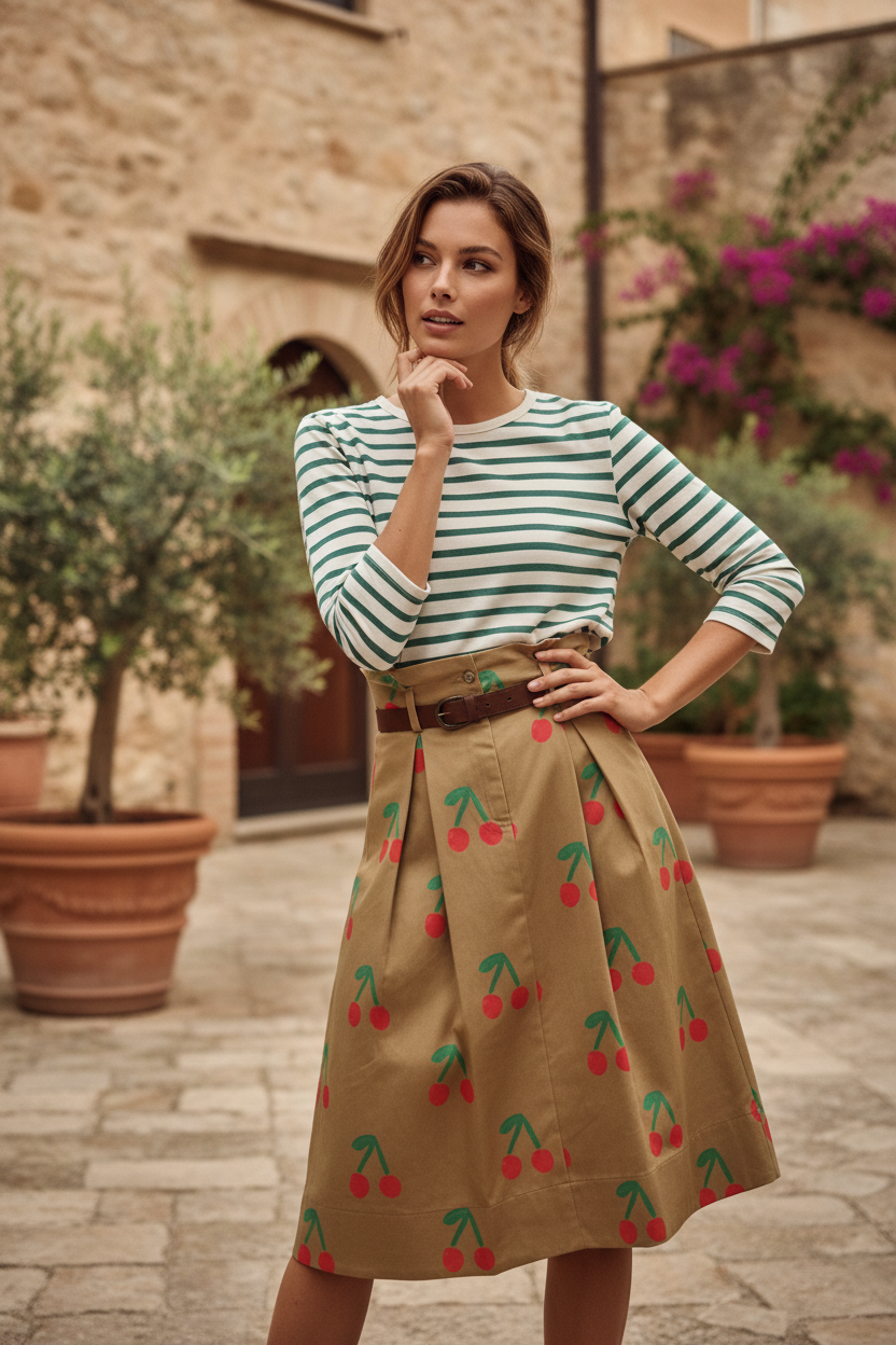 Cherry skirt