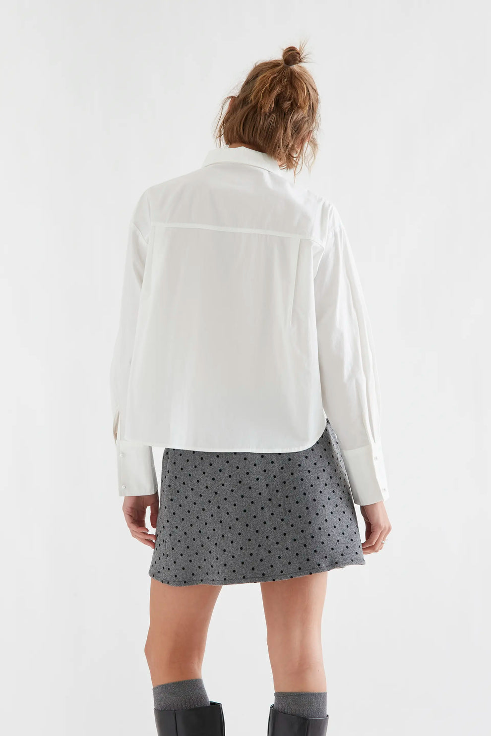 Camicia 100% cotone bianca