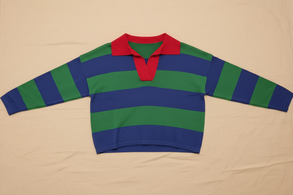 Polo tricolore