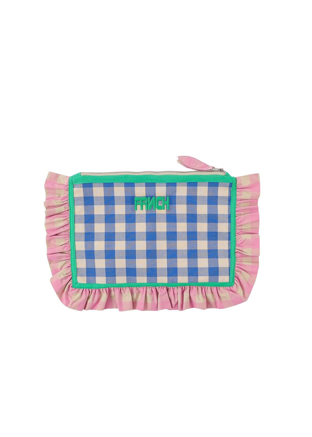 Pochette blu e rosa