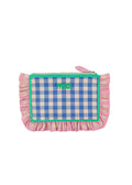 Pochette blu e rosa