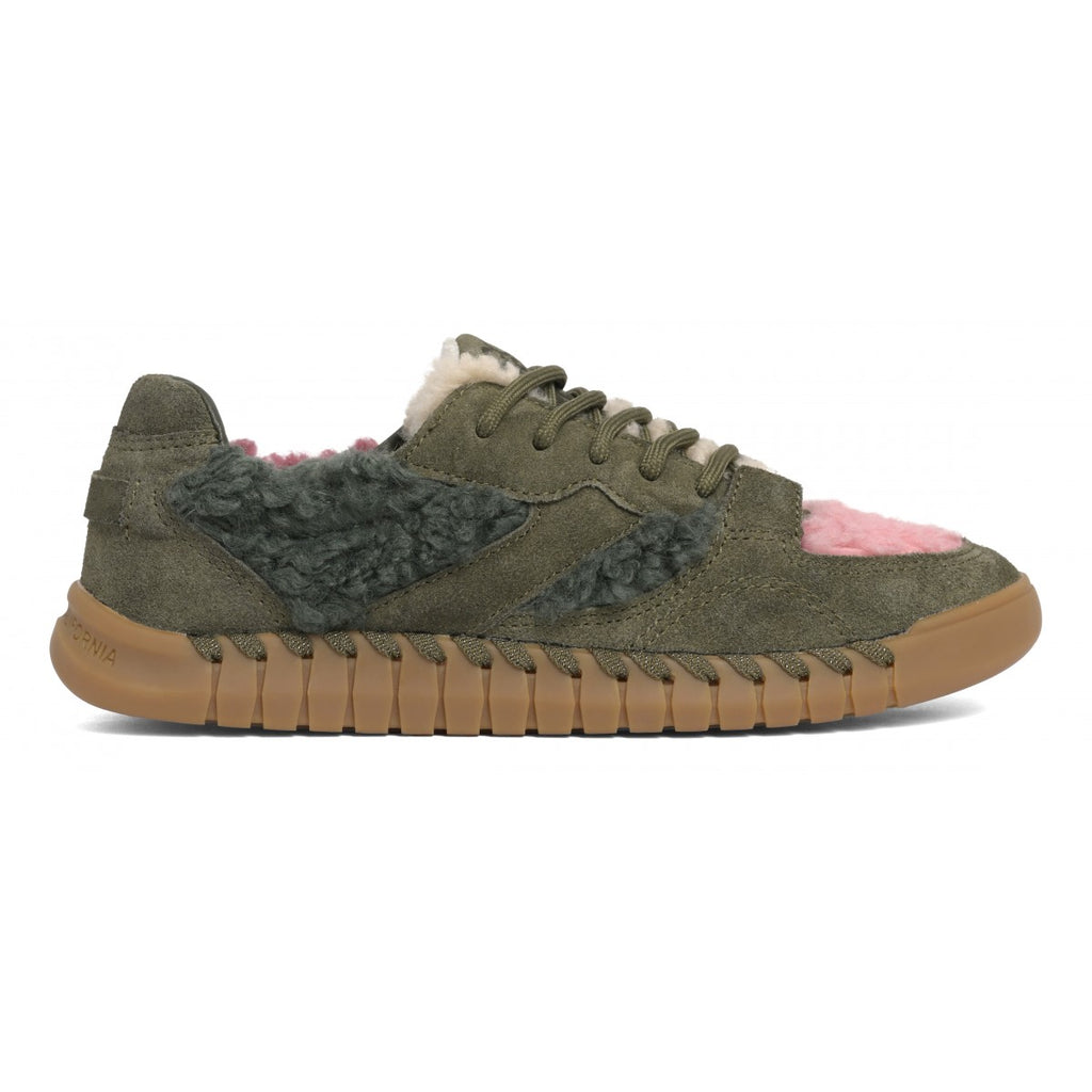 TAHOE SNEAKER IN PELLE CON PELO TEDDY