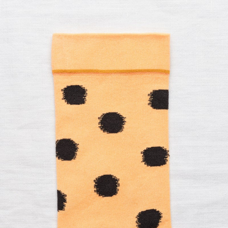 Sock Polka Dot Kraft